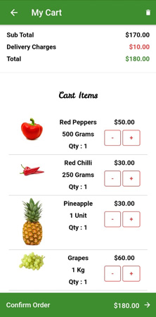 online Grocery app