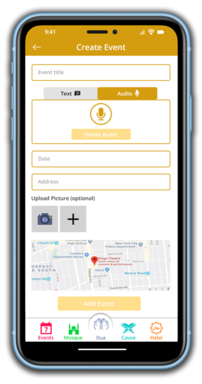 Listing Donation Events Map IOS And Android Mobile App