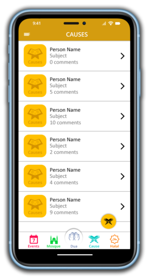 Listing Donation Events Map IOS And Android Mobile App