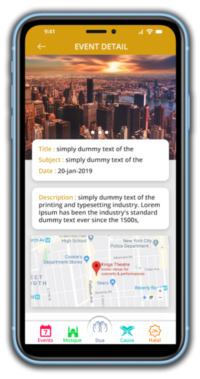 Listing Donation Events Map IOS And Android Mobile App