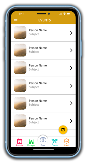 Listing Donation Events Map IOS And Android Mobile App