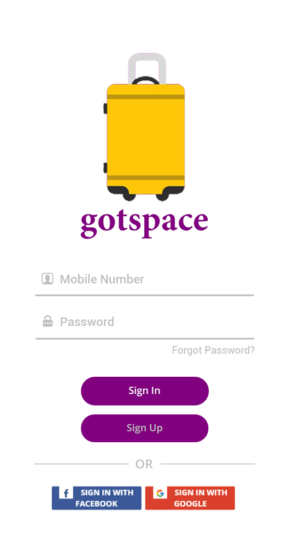 Travel Space Sharing App