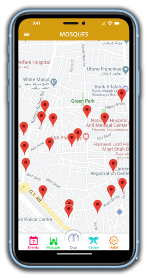 Listing Donation Events Map IOS And Android Mobile App