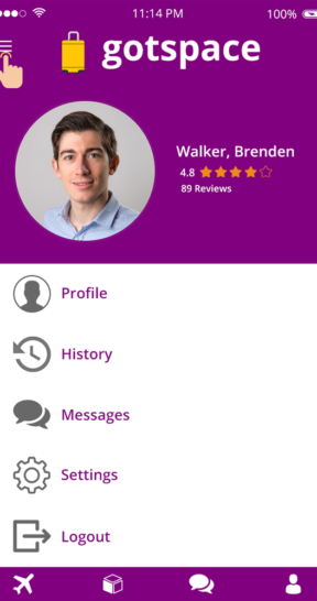 Travel Space Sharing App